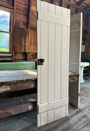Antique Solid Wood Door Painted White