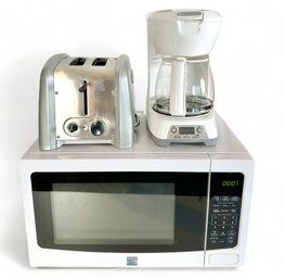 Kitchen Aid, Kenmore Toaster, Coffee Maker And Microwave