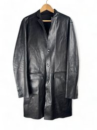 Emporio Armani 3/4 Length Soft Leather Coat