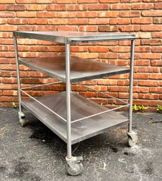 Stainless Steel Rolling Kitchen Cart