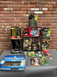 Large Assortment Of Star Wars Toys - New In Boxes