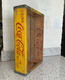 Vintage Drink Coca Cola Wooden Bottle Crate
