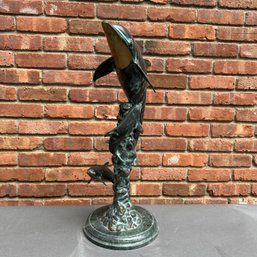 24' Bronze Dolphin Statue