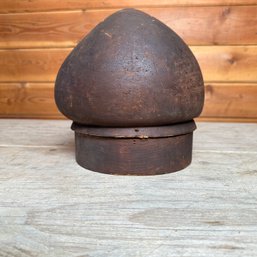 EARLY C. 1796 Antique Paramount Hat Block Wooden Hat Form