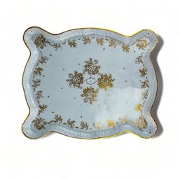 Limoges White And Gold Serving Platter