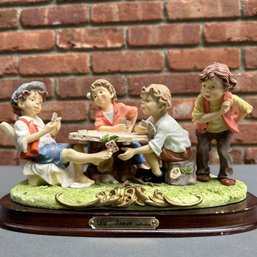 Da Vinci Collection 'Cheating At Poker' Porcelain Figurines Setting