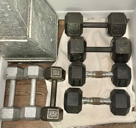 Free Weights Home Gym - 15, 20 And 35 Lb
