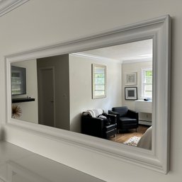 65' Mirror In White Frame