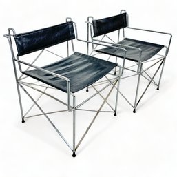 Pair Of Pace Collection Scaffold Chairs