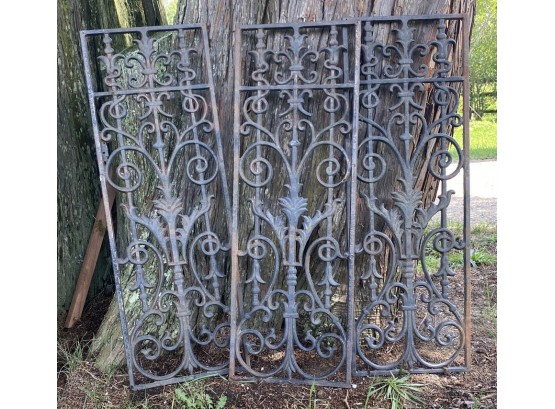 Tall Wrought Iron Grates