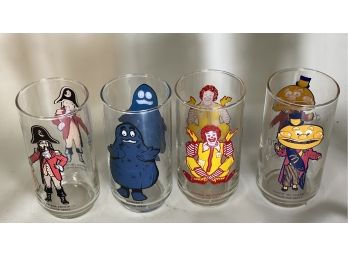 4 - McDonalds Collector Series Glasses
