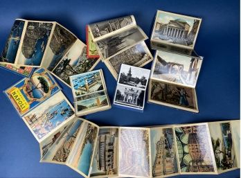 Lot Of 7 Antique Postcard And Photo Packs Of Italy