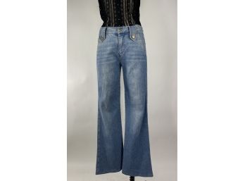 Marc Jacobs Collection Flare Light Wass Denim - Super Sexy, Super Cute, Size 6