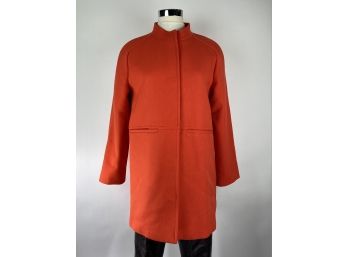 New With Tags, H&M Mod Zip Up 3/4 Coat Jacket Perfect For Spring! Size 38 Or 4 US