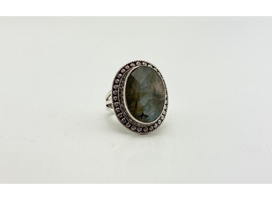 Sterling Silver & Labradorite Ring