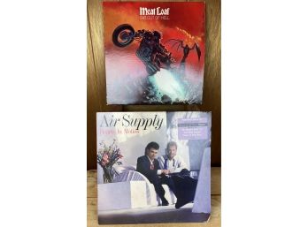 Lot Of 2 Records - LP's Meat Loaf & Air Supply