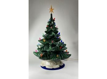 Vintage Ceramic Christmas Tree - 21' Tall