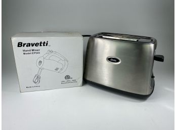 Bravetti Hand Mixer And Oster Toaster Oven - New, Unused
