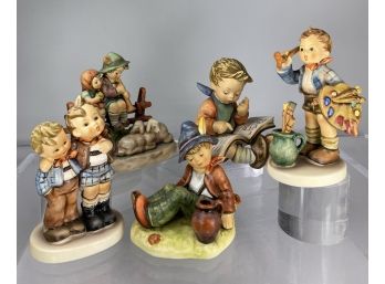Five M.J. Hummel Goebel Figurines - Exclusive Editions