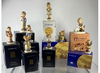 Assorted Selection Of M.J Hummel Goebel Figurines With Original Boxes - Exclusive Figurines