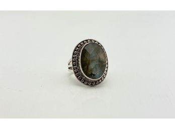 Sterling Silver & Labradorite Ring