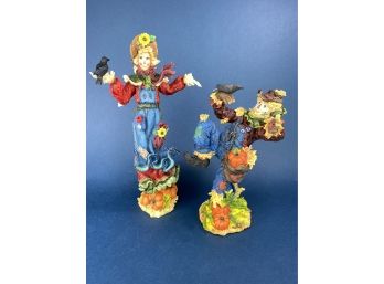 Two Lenox Ornaments - Scarecrows