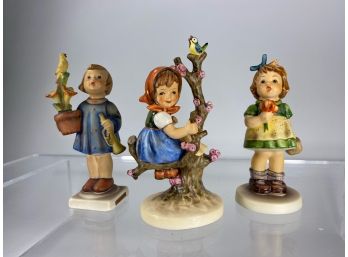 Three M.J. Hummel Girl Figures