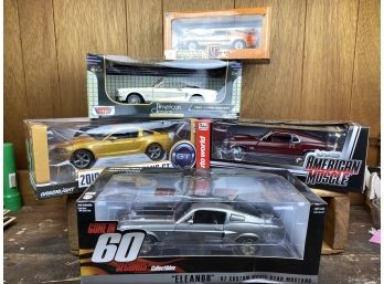 Lot Of 5 Ford Mustang Model Cars, New In Boxes