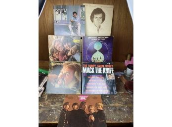 Lot Of 7 Records - Monkees, Neil Diamond, Lionel Richie, Kenny Rogers, Bobby Darin, Etc.