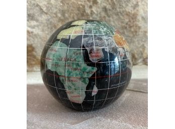 3' Stone Inlay Globe