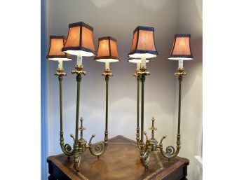 Pair Of Candelabra Table Lamps From Chelsea House