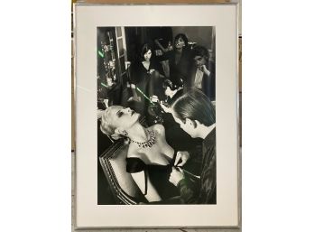 Helmut Newton B&W Image - Framed Page Extract From Oversized Book 'Sumo'