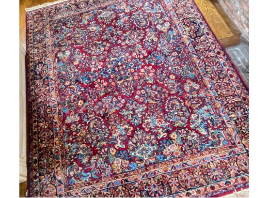 Room Sized Beautiful Multi Color Persian Rug In Botanic Pattern