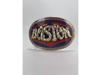 Vintage 1977 Pacifica Manufacturing Boston Belt Buckle
