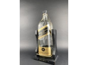Vintage Magnum Johnnie Walker Black Label Bottle On Tilt Server