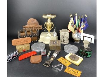 Filled Lot Of Vintage Collectables