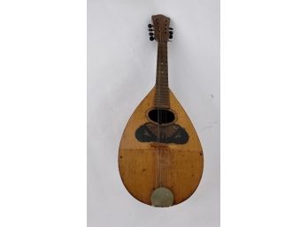 Antique Bowl Back Butterfly Lute