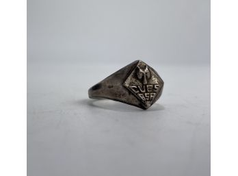 1970's Sterling Silver Cub Scout Ring