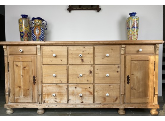 Long Storage Credenza Or Sideboard Table