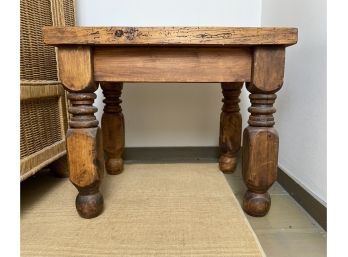 Rustic Wood Bedside Table Or Side Table