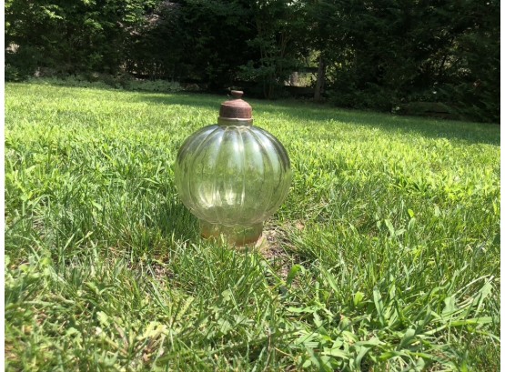 Old Glass Lamp Or Cover