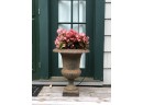 Over 2' Tall Wrought Iron Planter (Two Of Two)