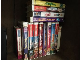 Selection Of VHS Tapes - Disney Collectables, Heidi And Grease