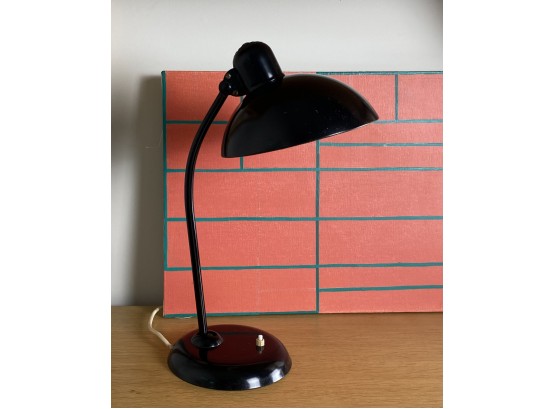 Christian Dell For Kaiser Idell Fritz Hansen Original Black Desk Lamp  - Bauhaus Style