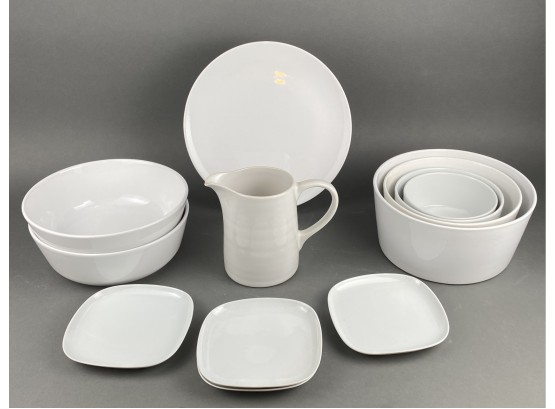 Selection Of White Dinnerware