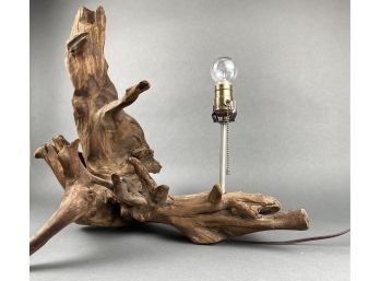 1st Vintage Mid Century Driftwood Lamp