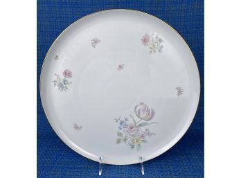 Large, Hand Painted Floral PT Bavaria Tirschenreuth Germany Porcelain Plate Or Servin Dish