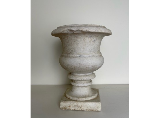 White Marble Classic Urn Planter
