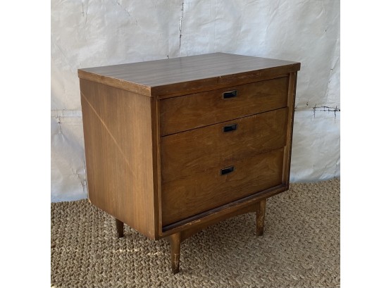 Mid Century Walnut Dresser By H B & U Furniture