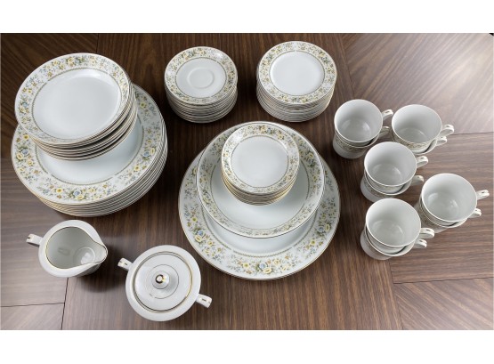 2nd Lot Of 53 PCS Of Fine China Of Japan In Priscilla Pattern 5551